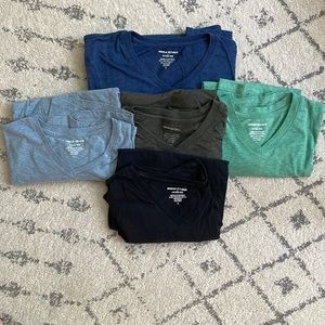 Banana Republic fitted V-necks.